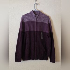 Alfani Men's Purple Sweater Size M